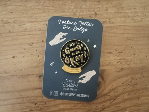 Fortune Teller Pin Badge