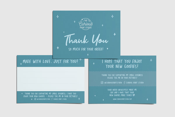 Sparkle Style Thank You Cards
