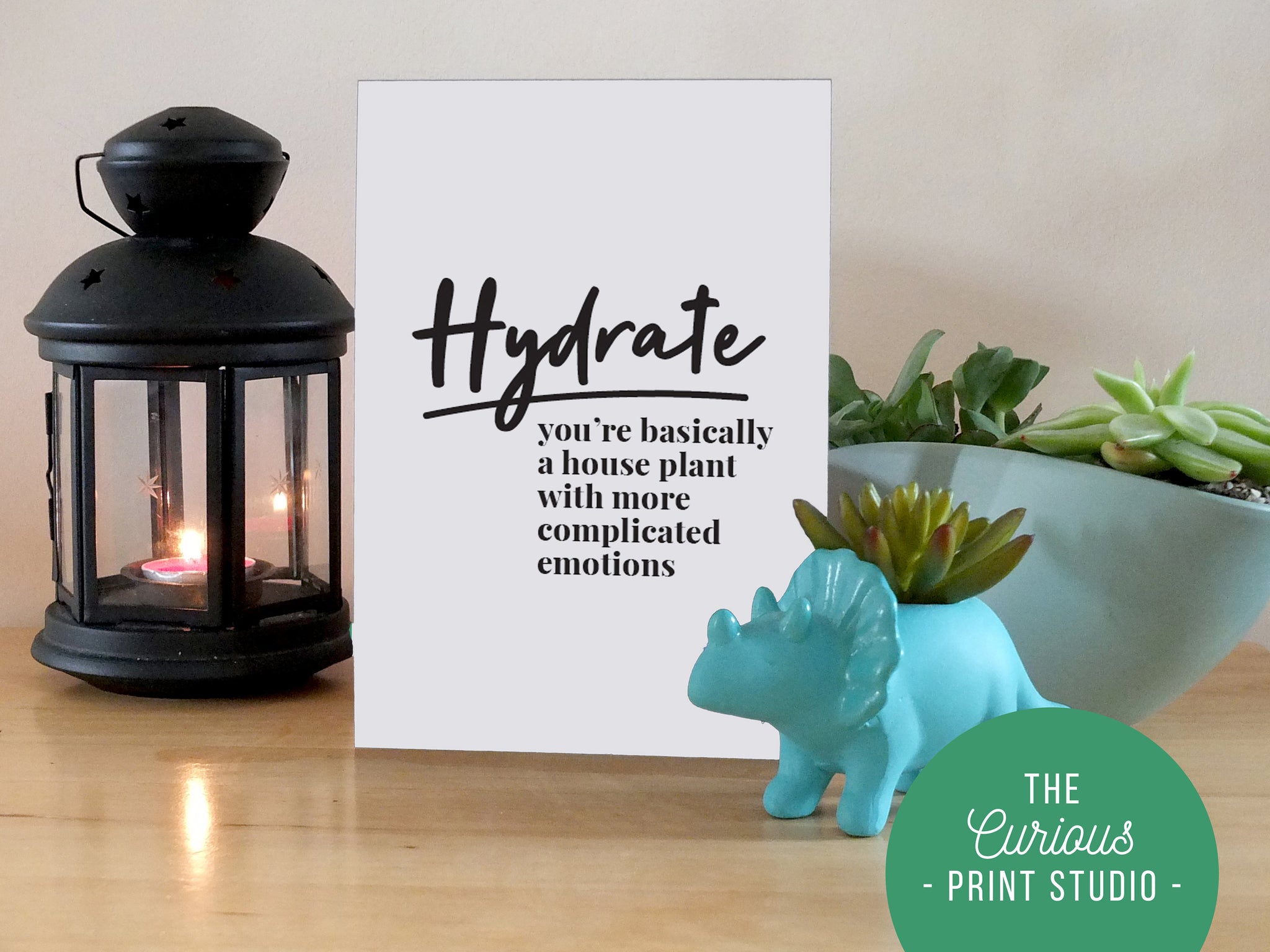Hydrate, You're Basically A Houseplant