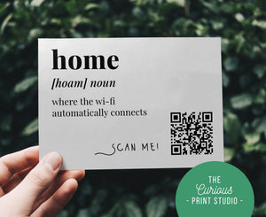 Home Definition WiFi Print