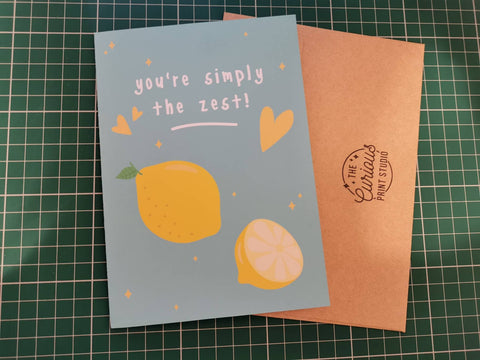 Simply The Zest | 4x5' or 5x7' Card
