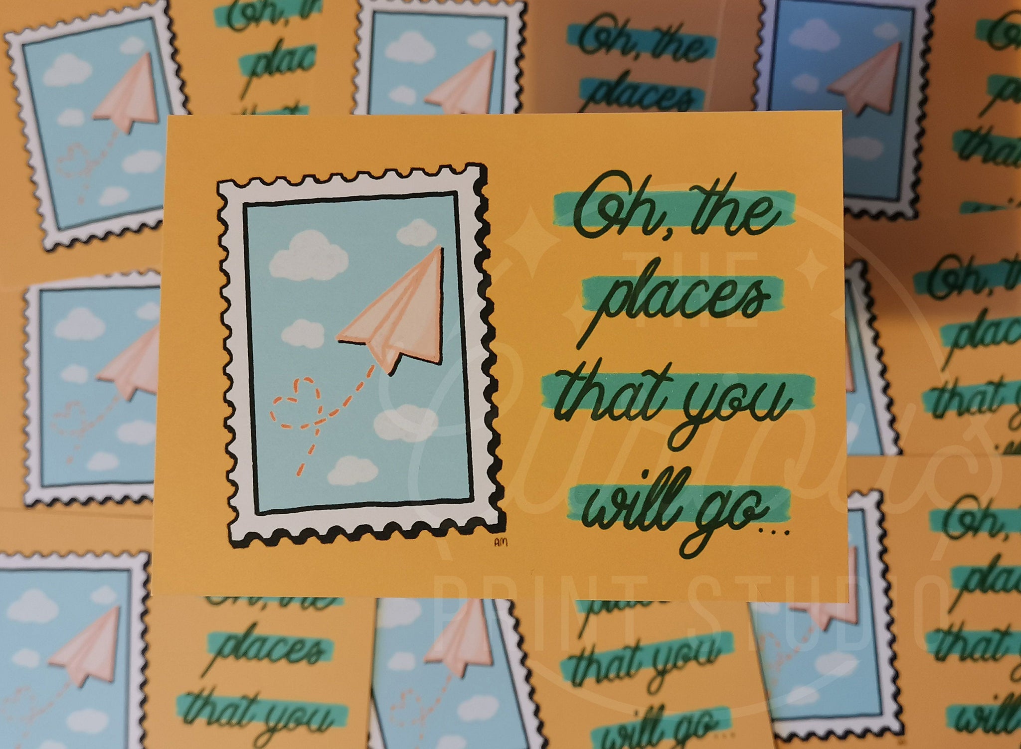 Oh The Places You Will Go Postcard