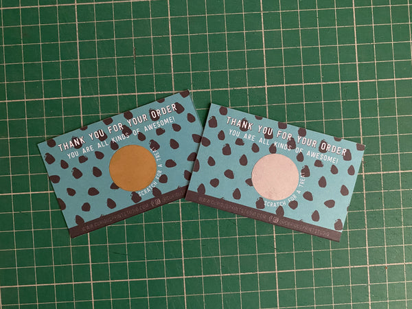 Dalmatian Scratch Cards