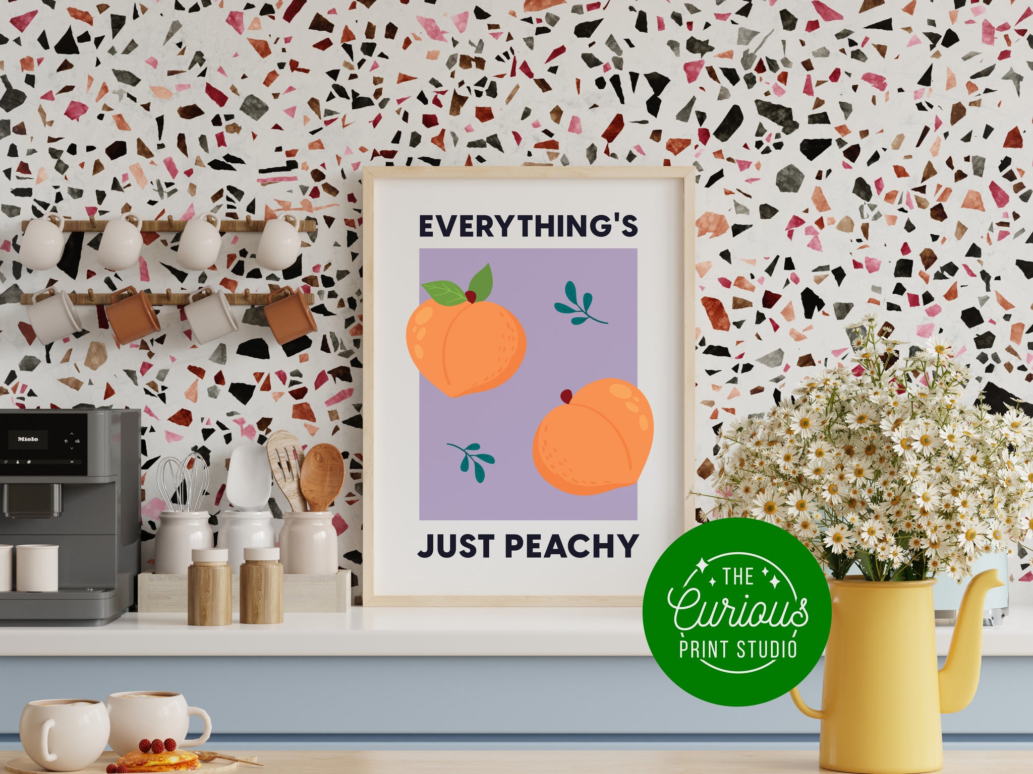 Everythings Just Peachy Print